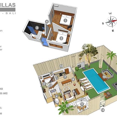 3Br Villa Rabu - Minggu Villas Seminyak Kültér fotó
